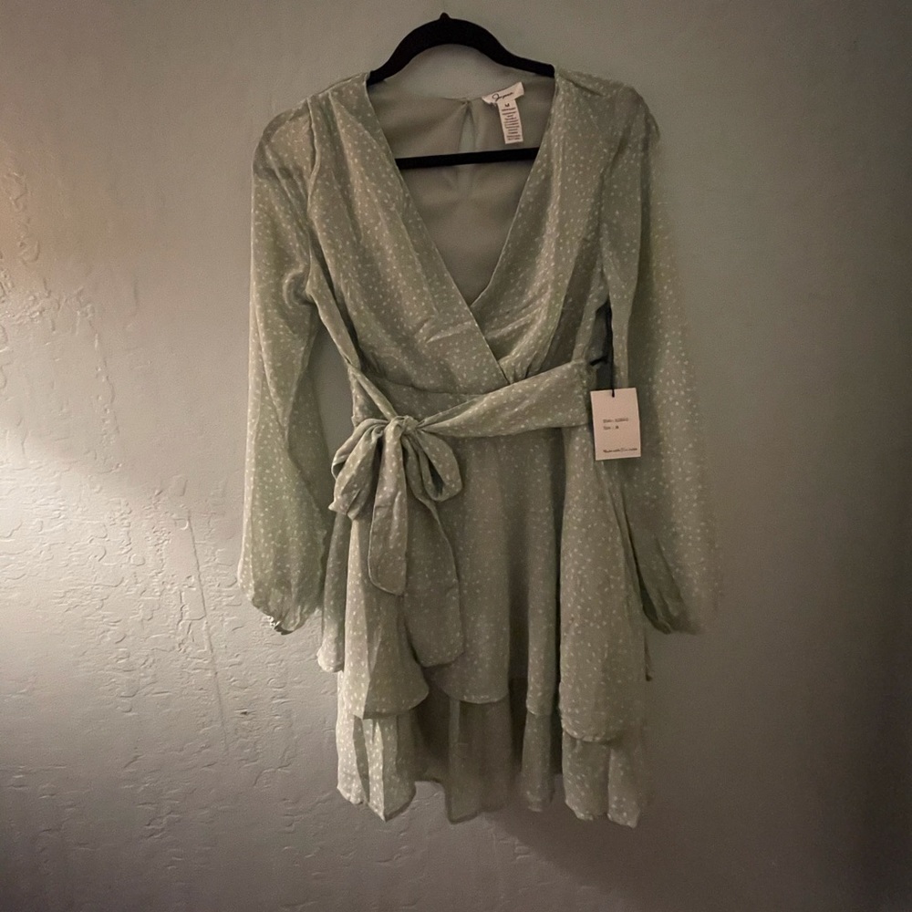 Long Sleeve Flowy mini dress